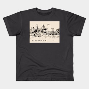 Minneapolis - Minnesota Kids T-Shirt